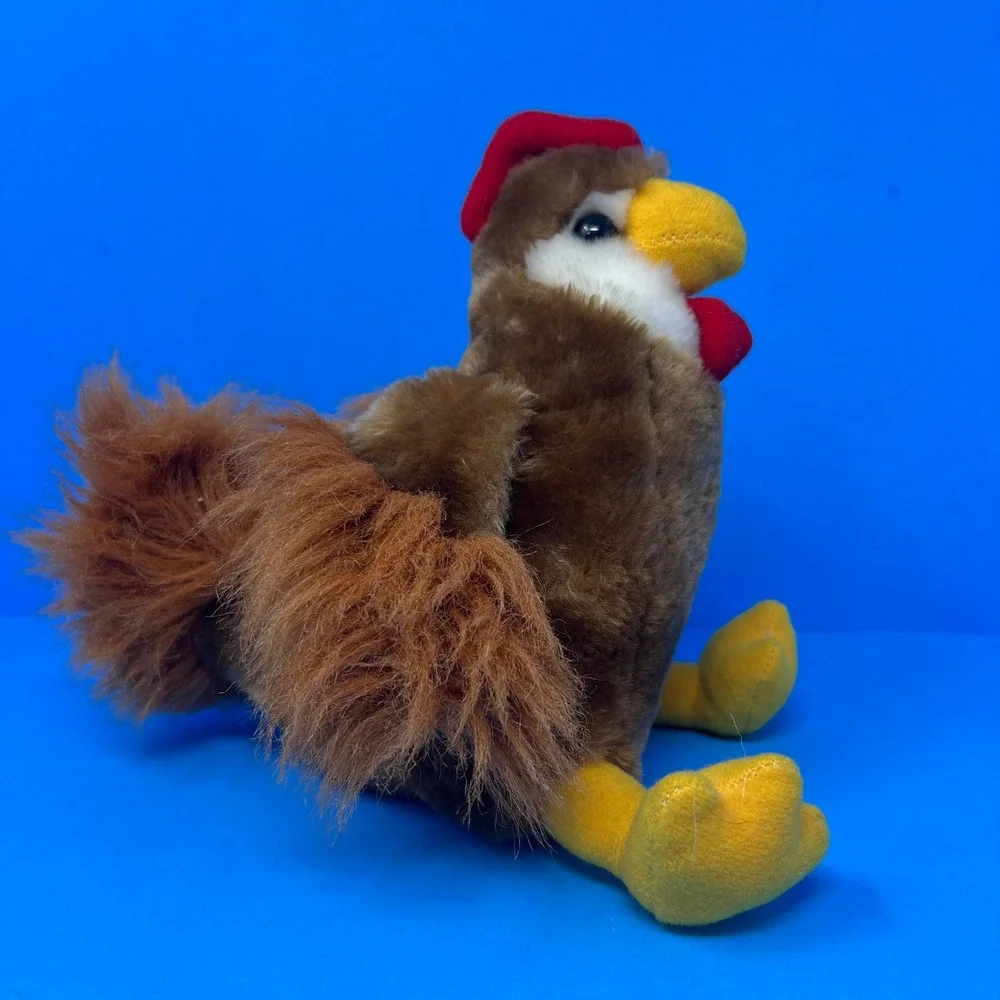 Old Macdonald's Farmyard Friends Stuffed Animals Lot Pig‎ Cow Rooster 1993